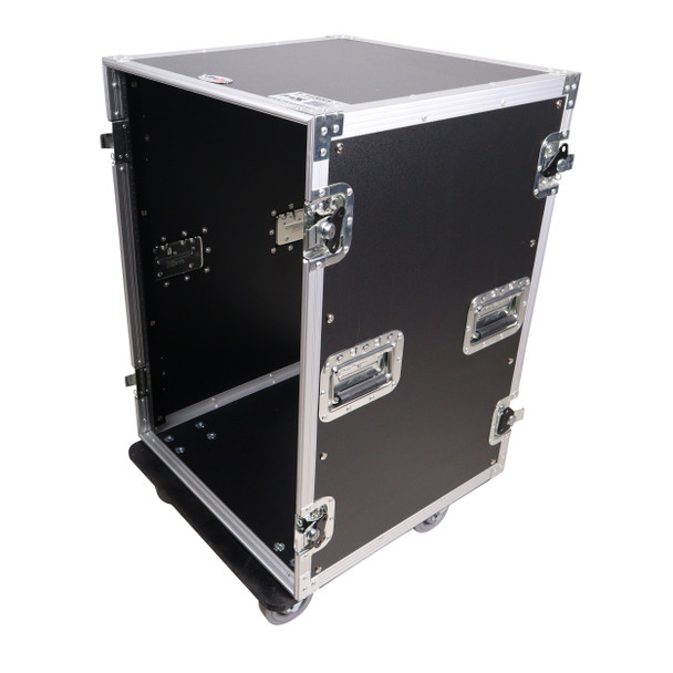 ProX T-14RSS 14U Vertical Amp Rack Mount Flight Case with Caster Wheels
