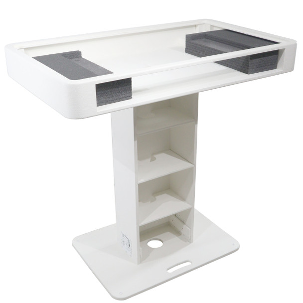 ProX XZF-DJCT W CASE DJ Control Tower in White, w/ 2 Flight case Fits XDJ-XZ, DDJ-1000, DDJ-SX3, Rane ONE