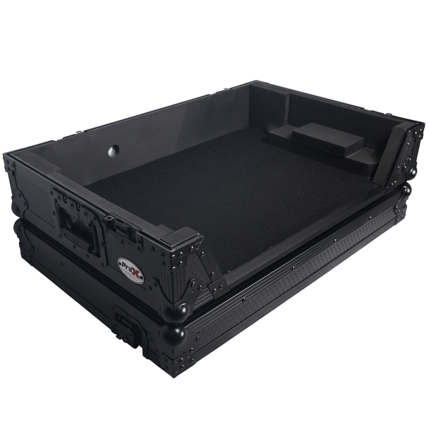 ProX XS-RANEONE WBL Fits Rane One BLACK ON BLACK, Wheels, 1U Rack Rails