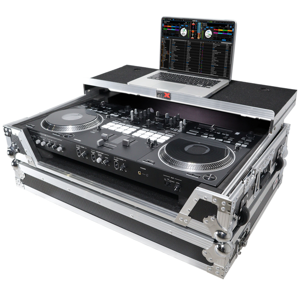 ProX XS-DDJREV7 WLT Fits Pioneer DDJ-REV7 Case w/ Sliding Laptop Shelf & Wheels