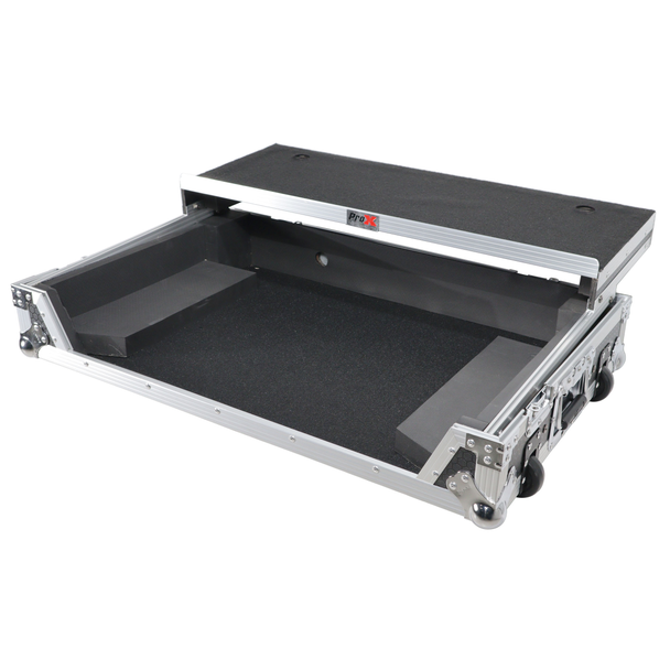 ProX XS-DDJREV7 WLT Fits Pioneer DDJ-REV7 Case w/ Sliding Laptop Shelf & Wheels