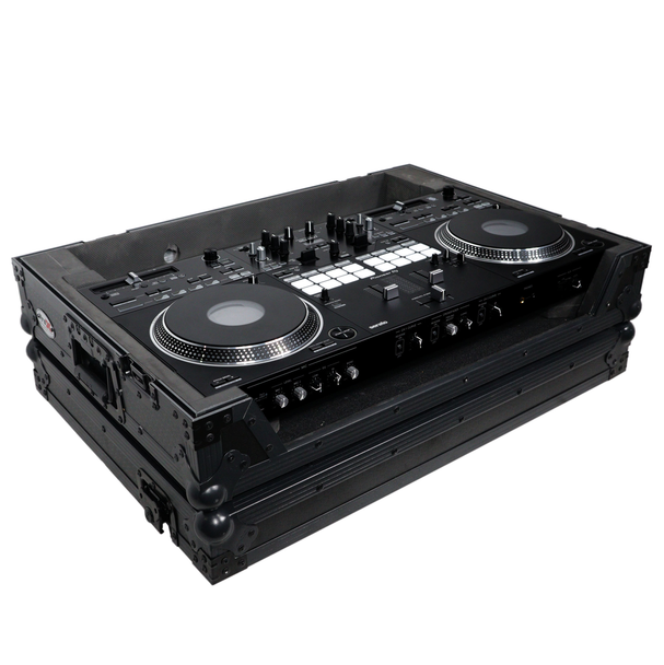 ProX XS-DDJREV7 WBL Fits Pioneer DDJ-REV7 Case BLACK ON BLACK W/ Wheels