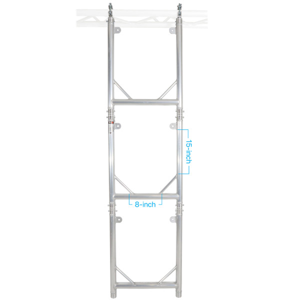 ProX XT-GRU-PKGX3 Truss Modular 8 Ft. Rapid U Grid Package 3x U Grid + 1x Top + 1x Base