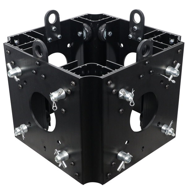 ProX XT-BLOCK - BLK BLACK Sleeve Block Junction Box for F34 Truss Incl 4 Connecting Sides