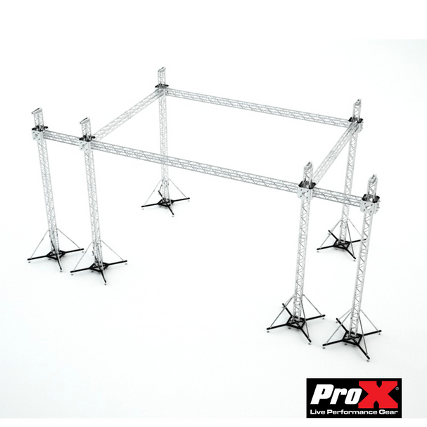 ProX XTP-GS302023-SPW 30'W x 20'L x 23'H & Speaker Wings - Incl 6 Chain Hoist