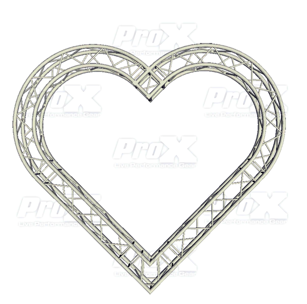 ProX XT-HEART984 Wedding Heart10fT Decorative Circle Trussing Unit with 8 F34 Truss Segments