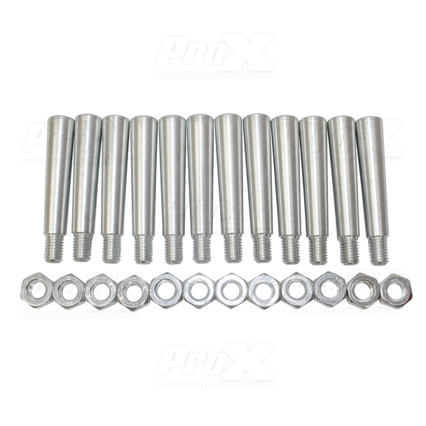 ProX XT-SPN12 Set of 12 F Bolt (Trusspin) Connector, M8-Thread, Length: 68mm, incl. Nut