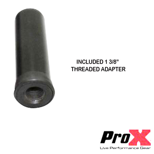 ProX X-SPAM20 Adjustable Speaker/ Subwoofer Pole w/ Regular and with M20 Thread 1-3/8" Adj. 32"-63" Metal Telescope Joint