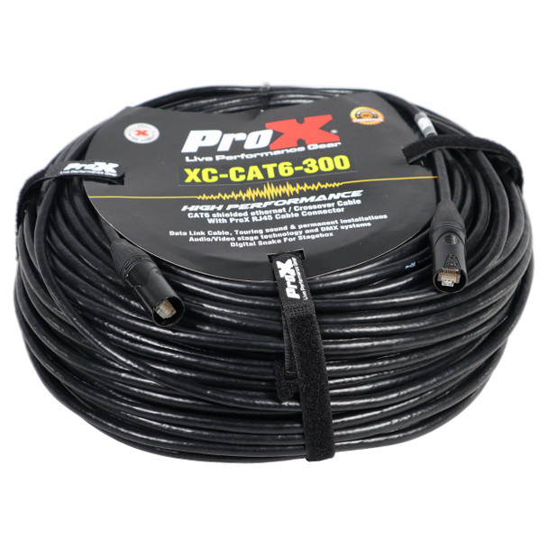 ProX XC-CAT6-300 300FT Cat5e / 6 Pro Shielded Series w/ connectors