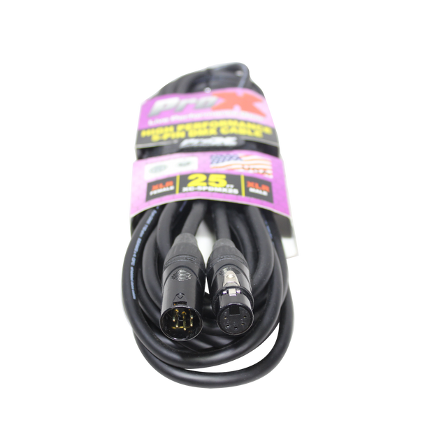 ProX XC-5PDMX25 25ft 5PIN DMX CABLE (High Performance)