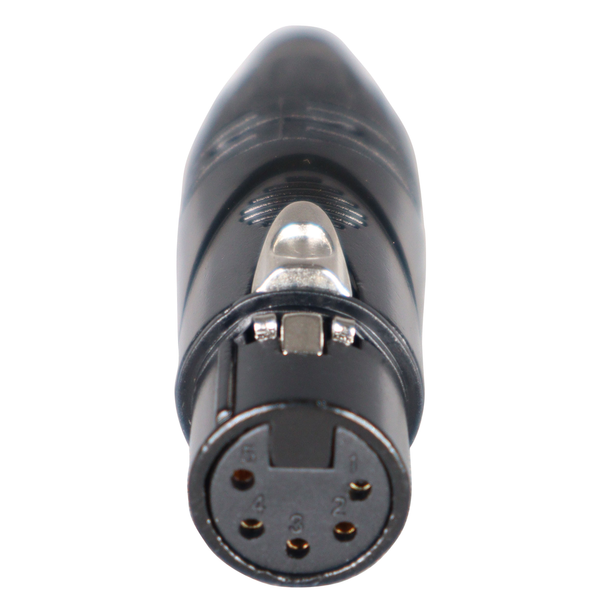 ProX XC-XLRF-5P XLR-F 5PIN BLACK-CHROME HOUSING