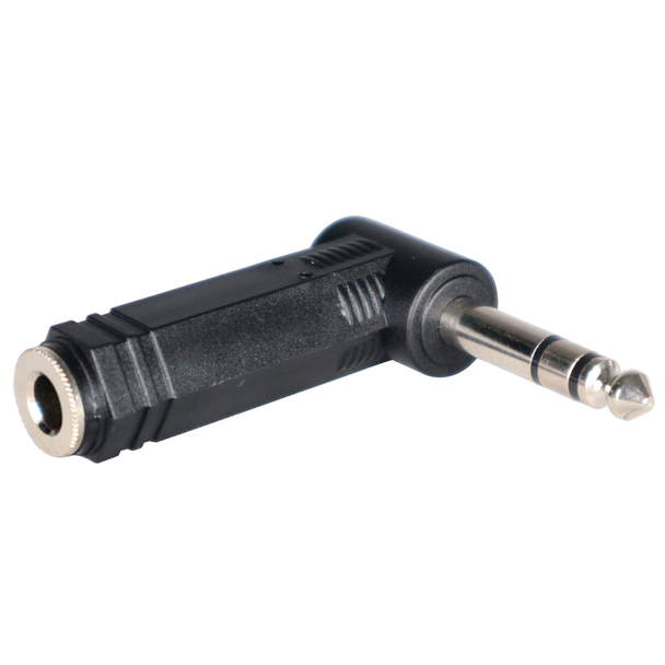 ProX XC-TRSF90M 1/4" TRS F to TRS M Right-angle Adapter
