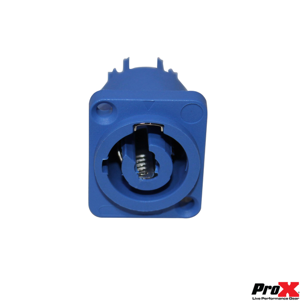 ProX XC-PWCP-BLUE Panel Mount Blue Powercon¨ Male Connector