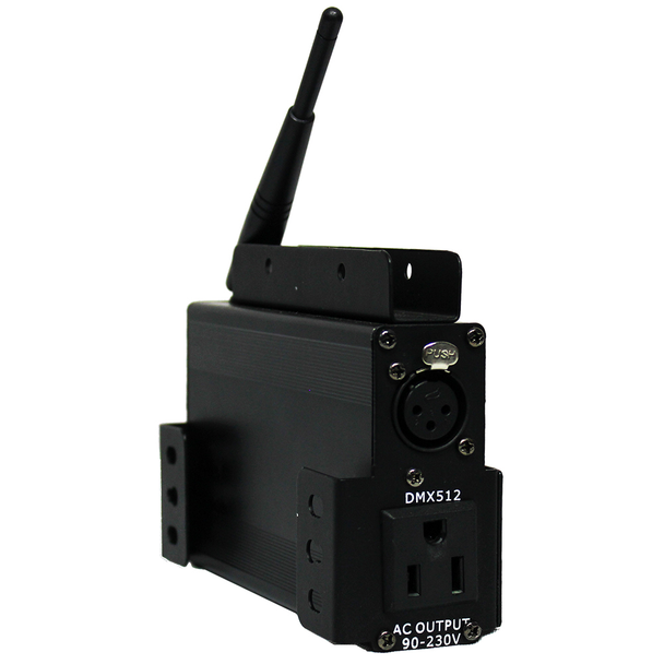 ProX X-SPACEX RX 2.4G DMX-512 USITT Wireless Receiver - Operating as a transmitter or a receiver 16 groups ID code - Up to 500 wireless feet (open line of sight)