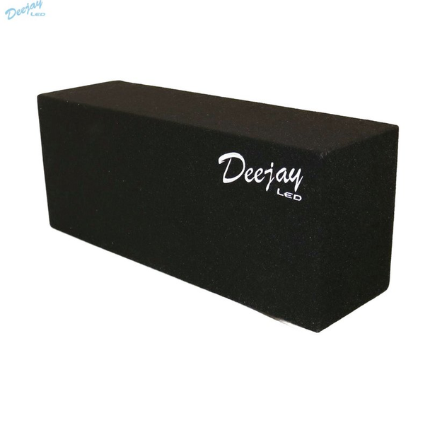 DEEJAY LED D8T2PINK Two 8-in Woofers plus Two Tweeters Pink Empty Chuchera Speaker Enclosure