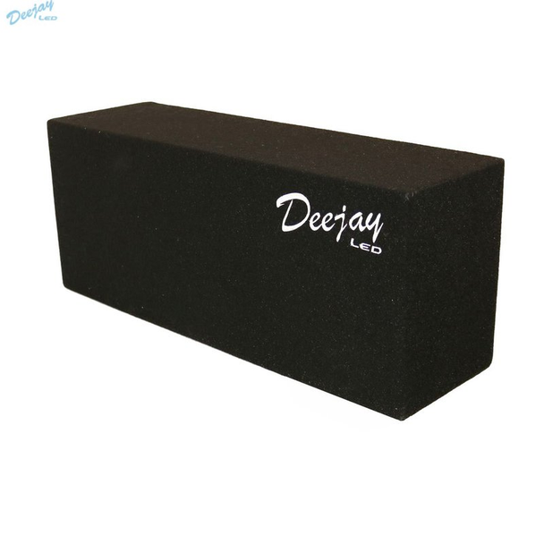DEEJAY LED D8T2RED Two 8-in Woofers plus Two Tweeters Red Empty Chuchera Speaker Enclosure