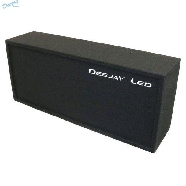 DEEJAY LED TBH10WHITE Loaded Box w/Two Despacito Heavy Duty 10-in Woofers One Horn and w/Two Bullet Tweeters WHITE