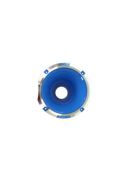 DEEJAY LED TBH1450BLUE Circular Despacito Aluminum Bolt-on High Frequency Horn Flare BLUE w/2-in Throat