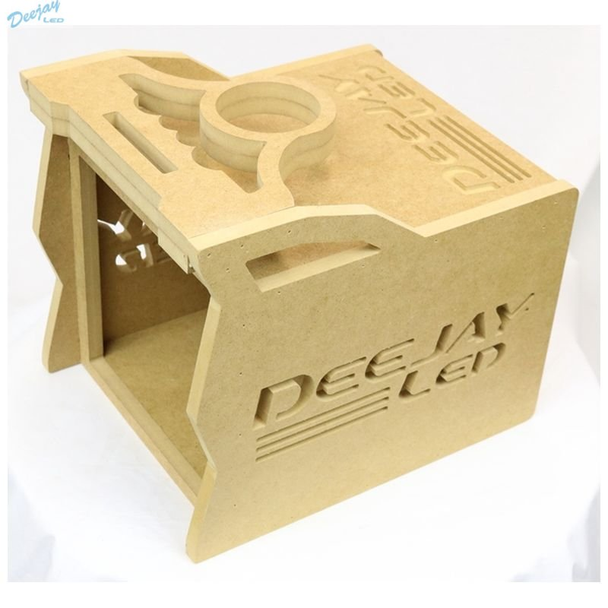 DEEJAY LED TBH1DIN5EQ 1 DIN Space Plus 5 EQ Stylish Wooden Controller Case for Mobile Competitions