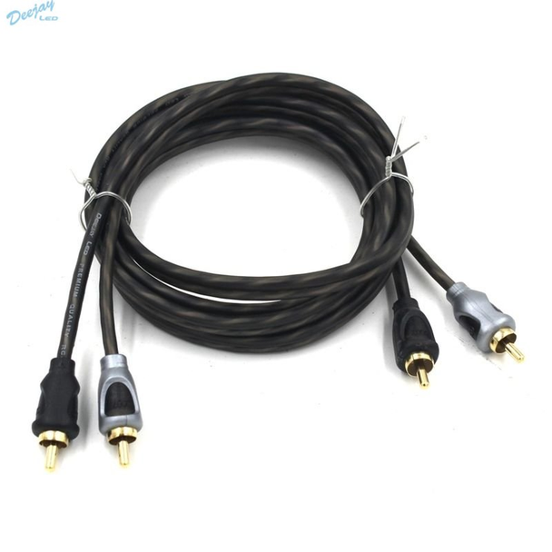 DEEJAY LED TBHRCA6 6-Foot RCA to RCA Copper Audio Cable Entry Level