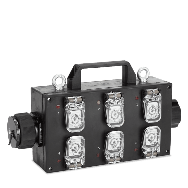 RCF LKS 19 BREAKOUT LKS19 IN/OUT Weatherprrof Power Box (6X Powercon Output)