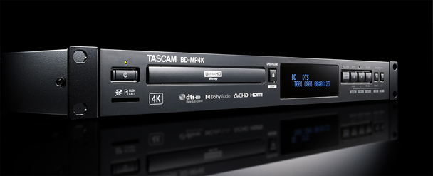 Tascam BD-MP4K 4K UHD BLU-RAY MULTIMEDIA PLAYER