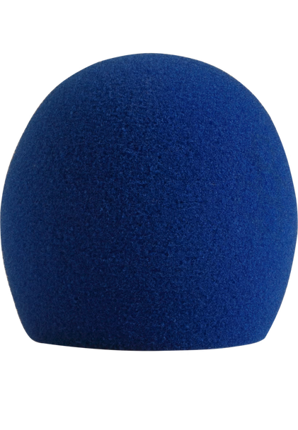 Shure A58WS-BLU Blue Foam Windscreen for All Shure Ball Type Microphones