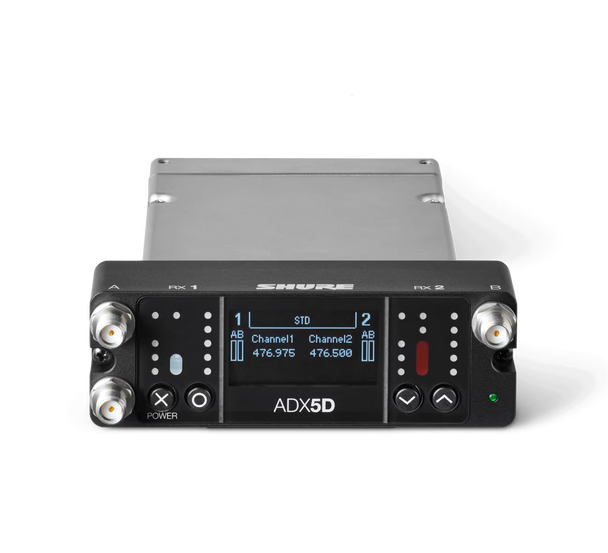 Shure ADX5DUS=-A ADX5D Portable Receiver 470-636MHz