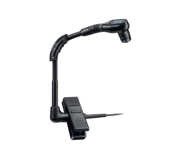 Shure BETA 98H/C Clip-On Cardioid Condenser Instrument Microphone with Integrated Shock Mount and Attached Preamplifier