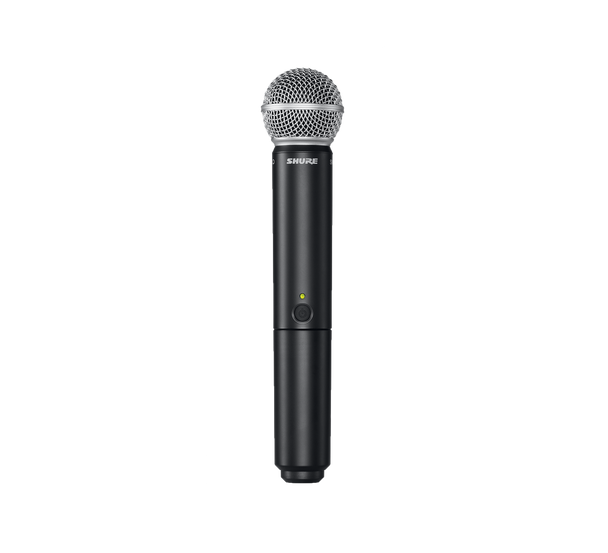 Shure BLX24R/SM58-H10 Vocal System with (1) BLX4R Rack Mount Wireless Receiver and (1) BLX2 Handheld Transmitter with SM58 Microphone
