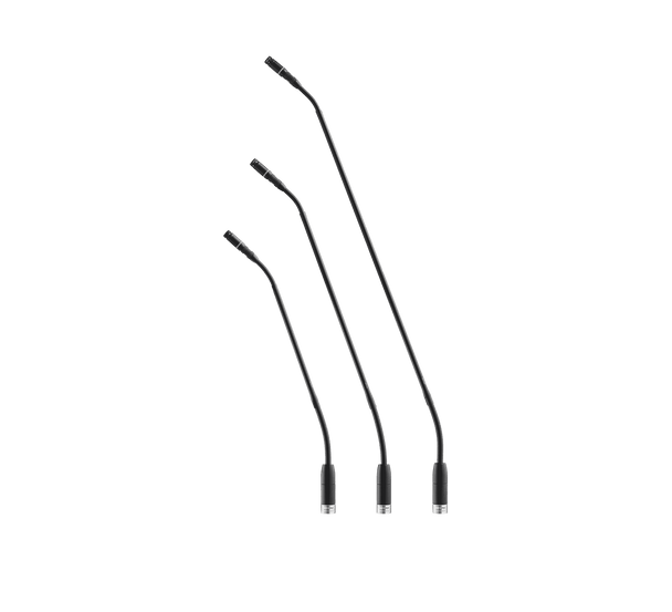 Shure MXC416DF/C Cardioid Dual-Flex Gooseneck Microphone (16 in/40 cm) with flexible top and bottom sections bi-color LED 10-pin connector and foam windscreen for MXC MXCW conference units black