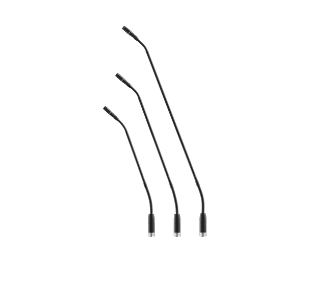 Shure MXC420DF/C Cardioid Dual-Flex Gooseneck Microphone (20 in/50 cm) with flexible top and bottom sections bi-color LED 10-pin connector and foam windscreen for MXC MXCW conference units black