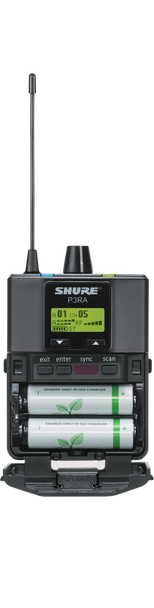 Shure P3RA=-J13 PSM300 Professional Bodypack Receiver