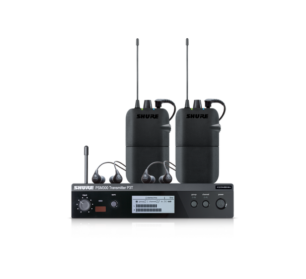 Shure P3TR112TW-J13 PSM300 TWIN PACK WITH EARPHONES