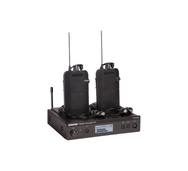 Shure P3TR112TW-J13 PSM300 TWIN PACK WITH EARPHONES