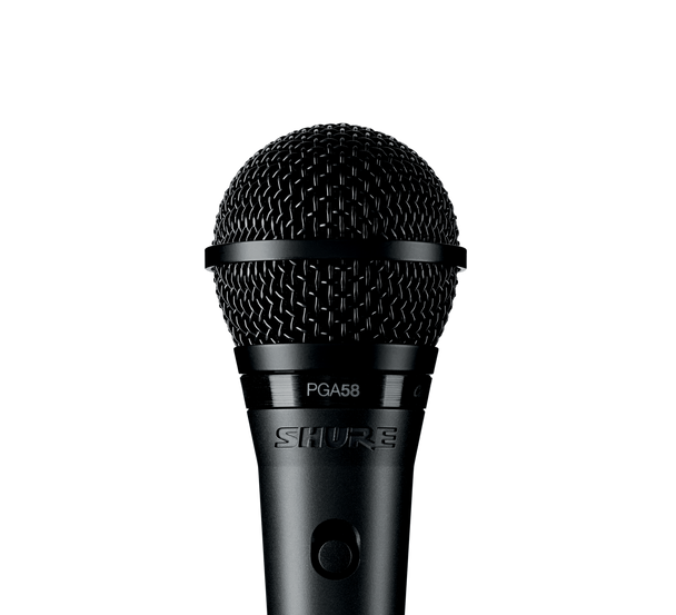 Shure PGA58-LC Cardioid dynamic vocal microphone - less cable