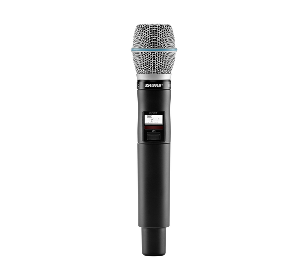 Shure QLXD2/B87C=-H50 Handheld Transmitter with Beta87C Microphone