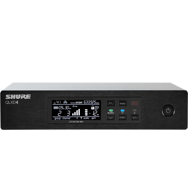 Shure QLXD4=-J50A Half-Rack Single Channel Receiver