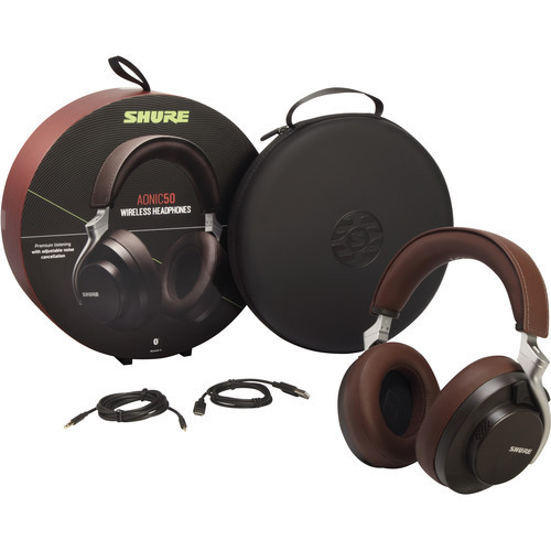 Shure SBH2350-BR PREMIUM WIRELESS HEADPHONES (DARK BROWN)
