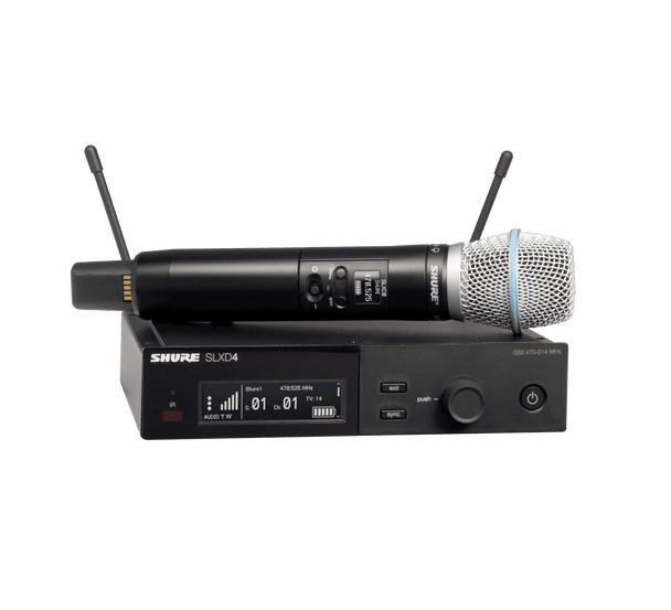 Shure SLXD2/B87A=-J52 Handheld Transmitter with Beta 87A Capsule