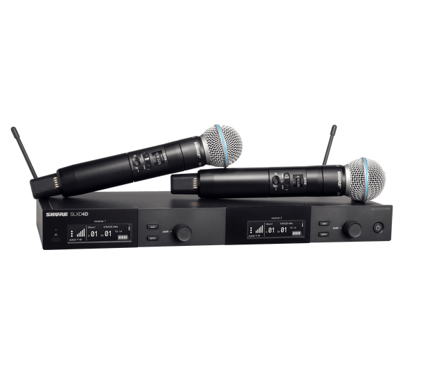 Shure SLXD24D/B58-J52 Dual Wireless Vocal System with BETA 58