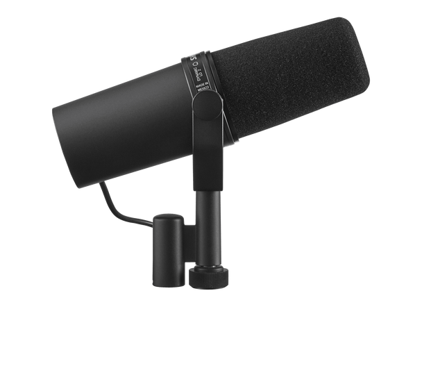 Shure SM7B Cardioid Dynamic Studio Vocal Microphone includes standard and close-talk windscreens