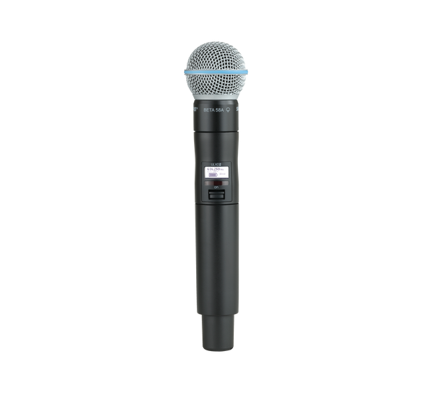 Shure ULXD2/B58=-J50A Handheld Transmitter with BETA 58A¨ Microphone