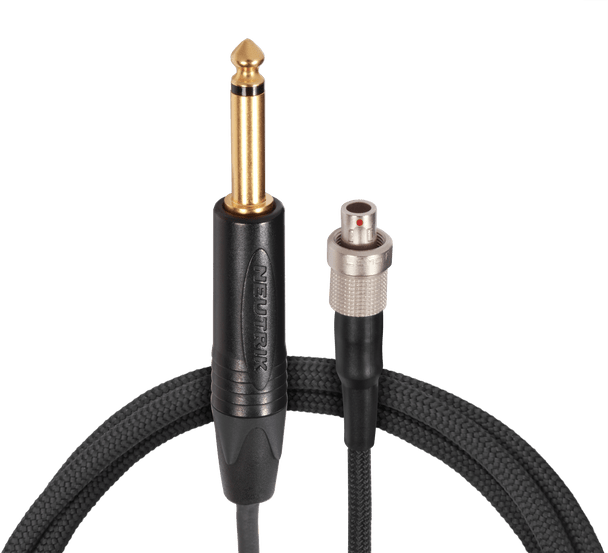 WA308
LEMO Instrument Cable
Premium LEMO instrument cable connects a ADX1M Bodypack to a guitar, bass, or other electric instrument.
