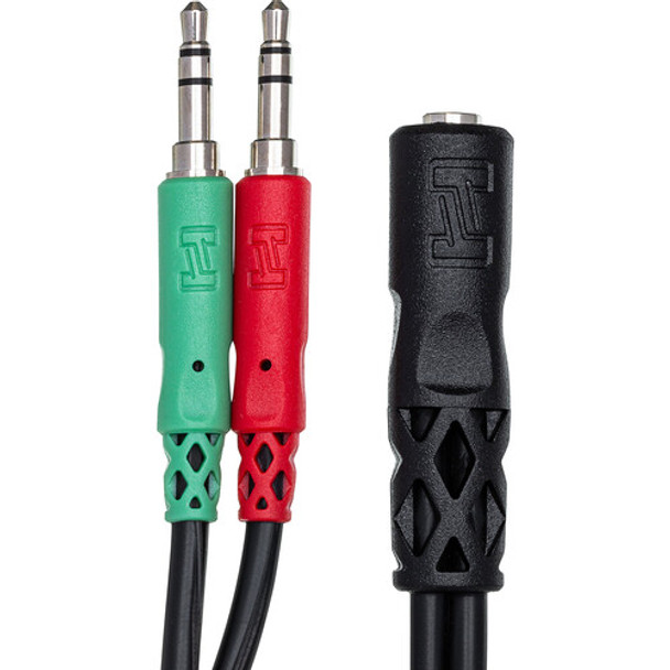 Hosa Technology YMM-107 Headset and Mic Breakout Cable