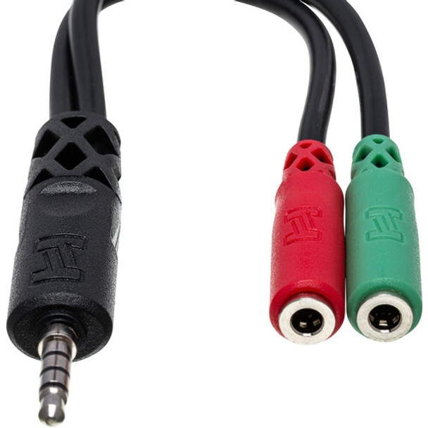 Hosa Technology Headset and Mic Breakout Cable