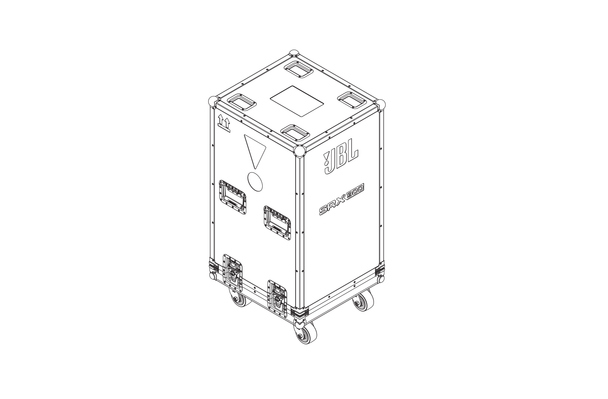 JBL SRX906LA CASE Flight Case for (4) SRX906LA