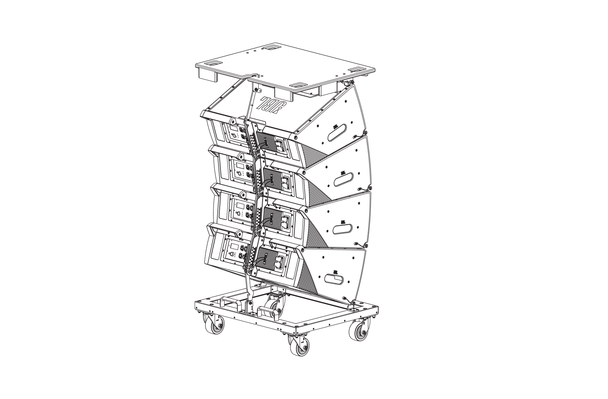 JBL SRX910LAVT Vertical Transporter for (4) SRX910LA 