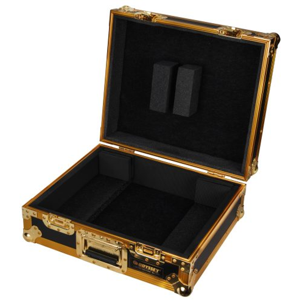 Odyssey Limited Edition Turntable Flight Case in Gold Color