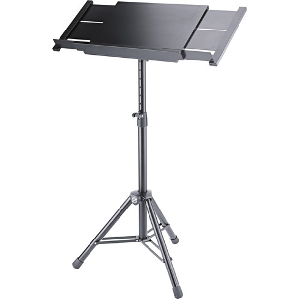 K&M 12338.000.55 Black Orchestra Conductor Stand Desk